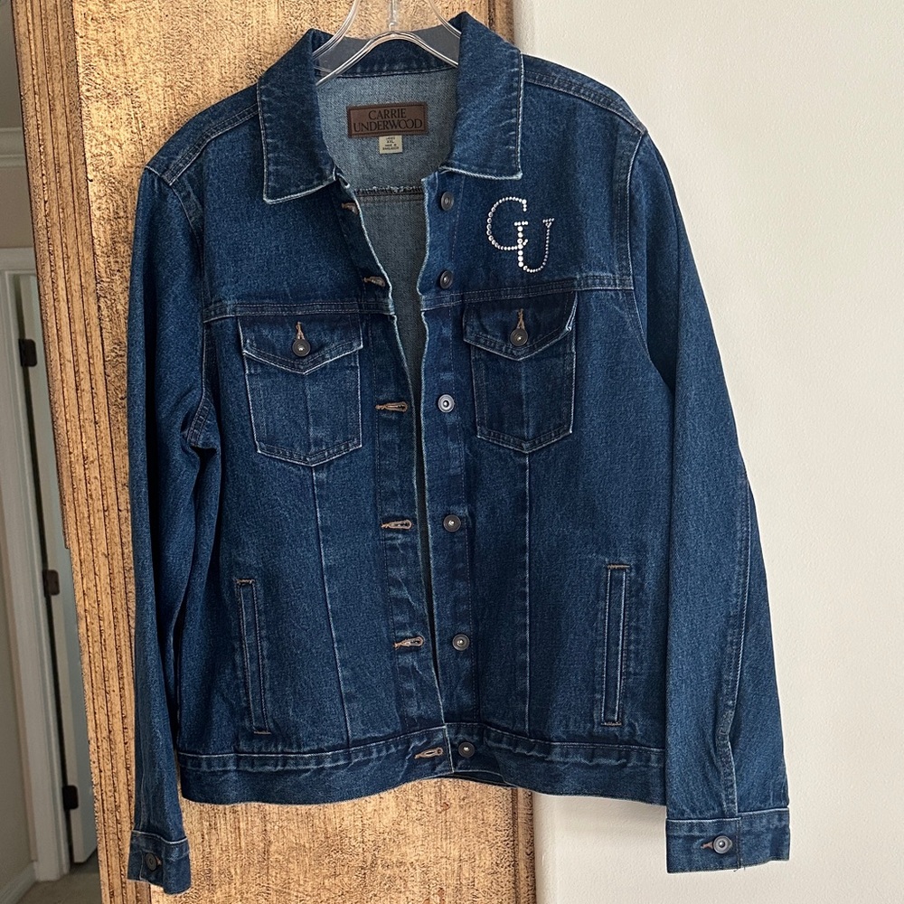 Carrie Underwood Denim & Rhinestones Women’s XXL Denim Jacket